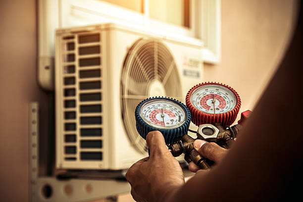Professional Hvac Maintenance technician working in Viola, IL